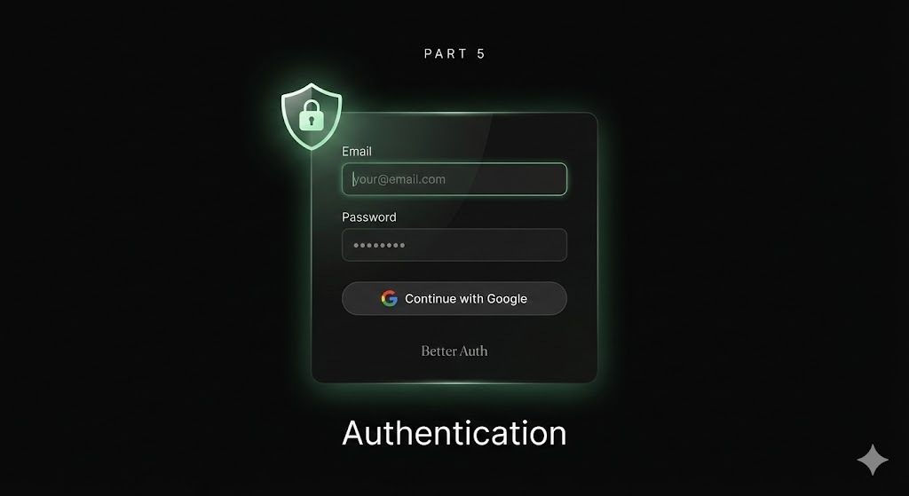 Vibe Coding a Full-Stack AI Chatbot Platform (Part 5): Authentication with Better Auth